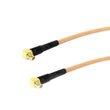 1PC Modem Extension Cable MMCX Male Right Angle to MMCX Male RA 90-degree Pigtail Adapter RG316 15cm 6"/30cm/50cm/100cm 2024 - buy cheap