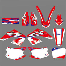 Free custom numbers names motocross Graphics Stickers Decals kits For Honda CR125 CR250 2000 2001 CR125R CR250R CR 125 CR 250 2024 - buy cheap