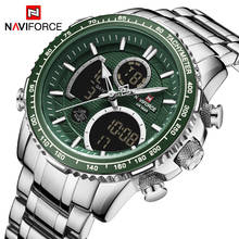 Naviforce relógio masculino de pulso, relógio impermeável esportivo de quartzo com cronógrafo para homens, de luxo 2024 - compre barato