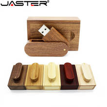 JASTER 5 colors wooden+box LOGO photography print usb flash drive 4GB 8GB 16GB 32GB 64GB usb 2.0 gift U disk 2024 - buy cheap