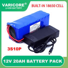 VariCore 12V 20Ah 18650 Lithium Battery Pack 11.1v 12.6v 20000mah Capacity Miner's Lamp 800W High power Batteries+3A Charger 2024 - buy cheap