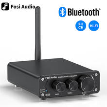 Fosi Audio Bluetooth 2 Channel Sound Power Stereo Amplifier TPA3116D2 Mini HiFi Digital Amp for Speakers 50W BT10A Treble & Bass 2024 - buy cheap