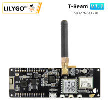 LILYGO®TTGO T-Beam V1.1 LORA 32 ESP32 WiFi беспроводной Bluetooth модуль GPS Φ SMA 433/868/915 МГц 923 держатель аккумулятора 2024 - купить недорого