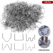 500PCS 0.6/0.8mm Wave Repair Staples Car Tools For Plastic Welder 0.6mm &amp; 0.8mm Standard Pre Cut Welding Machine Wave Staples