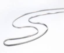 16"-32" Thin 925 Sterling Silver Foxtails Chain Necklace Women Girls Italy Jewelry Kolye Collares Collane Collier Ketting 1mm 2024 - buy cheap