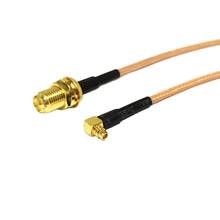 RP SMA  Female Switch MMCX Male Right Angle Pigtail Cable RG316 RG174 RG178 15CM 6" Wholesale Fast Ship 2024 - buy cheap