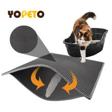 Cat Litter Mat EVA Double-Layer Pet Cat Litter Trapper Mats with Waterproof Bottom Non-slip Pet Litter Cat Mat Layer kattenmand 2024 - buy cheap