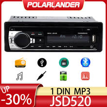 Tocador de áudio 12v, mp3/fm/usb/sd/embutido, eletrônico do carro, bluetooth em um din, carregador de celular, rádio estéreo mp3 2024 - compre barato