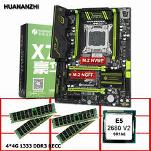 HUANANZHI X79 Super Motherboard with 2*M.2 SSD Slot Amazing Gaming Computer 16G RAM RECC CPU Xeon E5 2680 V2 2.8GHz 10 Cores 2024 - buy cheap