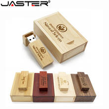 JASTER USB 2.0 Wooden memory Stick usb flash drive pendrive4GB 16GB 32GB 64GB U disk wedding gift business 1PCS free custom logo 2024 - buy cheap