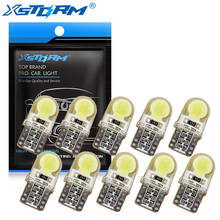 10Pcs Auto T10 Led Cold White 194 W5W LED 168 COB Silica Car Super Bright Turn Side License Plate Light Lamp Bulb DC 12V 2024 - buy cheap