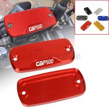 Accesorios de motocicleta, tapa de depósito de líquido de frenos delantero de aluminio, protección para Honda CBF500, CBF 500, CBF-500, 2004-2007, 2006 2024 - compra barato