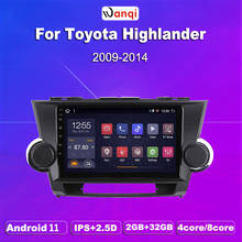 2G RAM 32G ROM coche Radio Estéreo Multimedia GPS navegación jugador para Toyota highlander 2009-2014 Android 8,1 2024 - compra barato