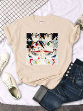 Camiseta de trébol negro con estampado Retro para mujer, camiseta informal de Hip Hop, ropa Guay, camisetas de Anime de talla grande para mujer 2024 - compra barato