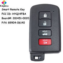 KEYECU Smart Remote Car Key With 4 Button P1=88 Chip for Toyota Avalon Camry Hybrid Corolla LE SE XSE XLE Fob FCC ID: HYQ14FBA 2024 - buy cheap