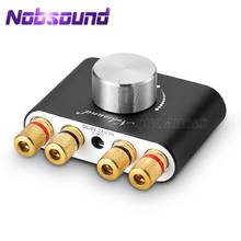2021 Nobsound Mini Bluetooth 5.0 TPA3116 Digital Amplifier Hifi Stereo Audio Receiver Power Amp 50W+50W Car Sound Amplifiers 2024 - купить недорого