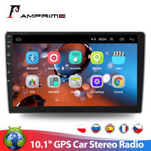 AMPrime-Radio con GPS para coche, reproductor Multimedia con Android, 2Din, Bluetooth, WIFI, Audio estéreo, Mirrorlink, para Hyundai y Volkswagen 2024 - compra barato