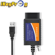 V1.5 elm327 usb com interruptor para ford forscan elmconfig leitor de código pic18f25k80 ferramenta de diagnóstico do carro hs pode ms obd2 scanner 2024 - compre barato