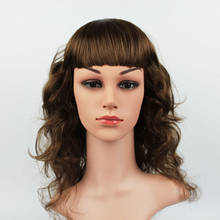 Высокое качество реалистичный пластмассовый манекен женщина манекен голова манекена с волосами для шляпы, солнцезащитных очков и ювелирных изделий дисплей D2-ANNE, T8B 2024 - купить недорого
