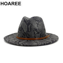 Hoaree chapéu tipo fedora, chapéu de lã de feltro para homens e mulheres, com aba larga, para festa panamá 2024 - compre barato