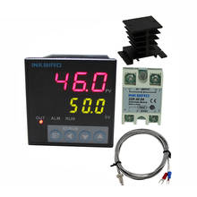 Inkbird ITC-106VH PID Temperature Controllers + K sensor + 40A SSR + heat sink, Solid State Relay for Sous Vide, thermocouple k 2024 - купить недорого