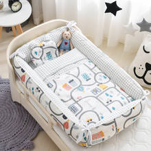 Latest Sleeping Nest Bed for Baby Infant Sleeping Cradle with Blanket Quilt Newborn Nursery Crib 2024 - buy cheap