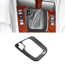 For BMW 3 series E46 1998 1999 2000 2001 2002 2003 2004 2005 Car Carbon Fiber Center Control Gear Shift Panel Cover Trim 2024 - buy cheap