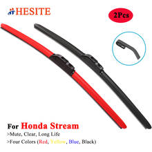 HESITE Premium Windshield Wiper Blades For Honda Stream RN1 RN2 RN3 RN4RN6 RN7 K20A Vehicle 2001 2007 2008 2009 2010 2011 Wipers 2024 - buy cheap