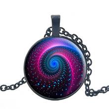 Fashion 2019 New Handmade Necklace Universe Rotating Starry Glass Pendant Necklace Personalized Gift Charm Necklace 2024 - buy cheap