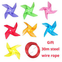 100pcs/lot XL size 29cm windmill without stick garden Yard Art decoration Random mixed color pinwheels toy DIY 2024 - buy cheap