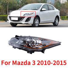 Capqx farol dianteiro para mazda 3 2010 a 2015, luz de cabeça para farol dianteiro 2024 - compre barato