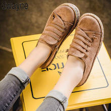 Flat Shoes Women Autumn Shoes Woman Casual Lace-up Flats Comfortable Round Toe Loafers Shoes Fashion Flat Shoes 563 2024 - buy cheap