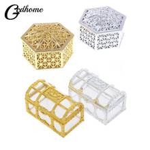 1PC Hollow Gold Foil Cake Candy Box Wedding Favor Marriage Baby Shower Gift Box Packaging Party Event Supplies 2024 - buy cheap