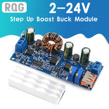 DC-DC 2-24V to 3-30V USB Step Up Boost Buck Module Constant Voltage Constant Current Power Supply Board 80W High Power 2024 - buy cheap
