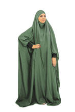 Prayer Garment Dress Women Muslim Hijab Dresses Khimar Islamic Clothing Turkey Kaftan Jilbab Abayas Hooded Long Robe Burqa Niqab 2024 - buy cheap