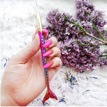 BQAN 4PCS Nail Art Gradient Mermaid Design Painting Drawing Pen Liner Lines Stripes Brush Flower Nail Art Manicure Tools 2024 - buy cheap