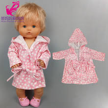 Ropa de dormir rosa para muñeca Nenuco, Ropa de muñeca de 40cm y su hermana, camisón de muñeca, accesorios 2024 - compra barato