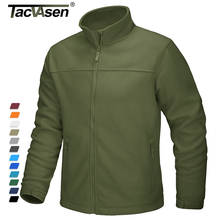 TACVASEN Winter Windproof Fleece Jackets Full Zip Mens Military Tactical Army Jacket Multi-Pockets Work Coats Hiking Windbreaker 2024 - buy cheap