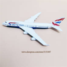 16cm Metal Alloy Plane Model Air British Airways Boeing B747 747-400 Airways Airplane Model Airplane Model Aircraft 2024 - buy cheap