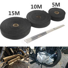 Motorcycle Exhaust Thermal Exhaust Tape Header Heat Wrap Resistant Downpipe For Motorcycle Car Accessories 2024 - buy cheap