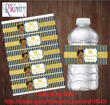 Rikivity-etiquetas personalizadas de Prince Royal para botella de agua, envoltorio de dulces para Bar, pegatinas, decoración para fiesta de cumpleaños y boda 2024 - compra barato