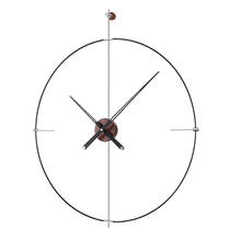 Spain 3d Wall Clock Metal Luxury Modern Minimalist Big Clocks Silent Living Room Industrial Decor Klok Duvar Saati Home Decor 2024 - buy cheap