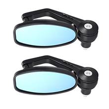 1 Pair 7/8" Handle Bar End Motorcycle Rearview Mirrors Motor Bike Mirrors 2024 - buy cheap