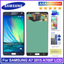 Pantalla AMOLED de 5,5 "para SAMSUNG Galaxy A7 2015 LCD A700 A700F A700FD, repuesto de digitalizador de pantalla táctil 2024 - compra barato