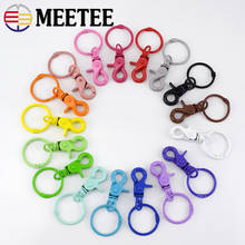 Meetee 5/10Pcs 43*30mm Colorful Metal Buckle for Dog Hook Keychain O D Ring DIY Jewelry Handmade Harware Crafts Accessories 2024 - buy cheap