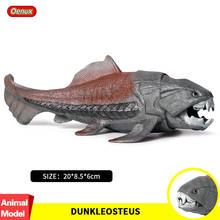 Oenux-figuras de acción de animales salvajes para niños, juguete de animales de la vida marina, con la boca de Dunkleosteus Terrelli, Prehistoric Savage, Brinquedo 2024 - compra barato