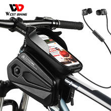 Сумка велосипедная, водонепроницаемая, с сенсорным экраном, для горного велосипеда 2024 - купить недорого