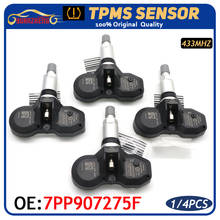 Sensor de sistema de control de presión de neumáticos de coche, accesorio 7PP907275F para SEAT Exeo St, Volkswagen Phaeton Touareg, Audi Bentley 433MH 2024 - compra barato