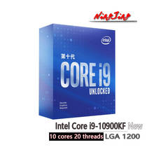 Intel processador núcleo 20-thread, processador cpu l3 = 20m 3.7 w lga 125 lga 1200 selado, novo sem cooler i9 10900kf ghz 2024 - compre barato