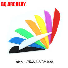 36pcs Archery Arrows Vanes 1.75/2/2.5/3/4inch Plastic Feather for Carbon Arrows Accessories Compound Bow Traditional Bow Hunting 2024 - buy cheap